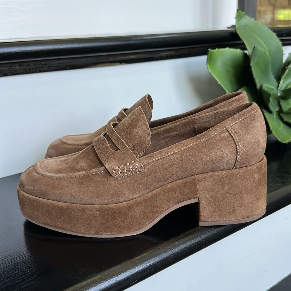 Dolce Vita Brown Suede Loafers